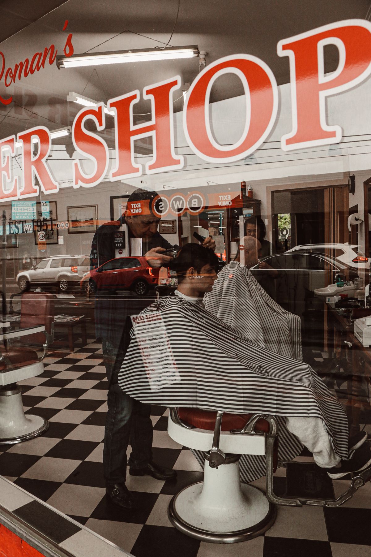 Classic barber chair