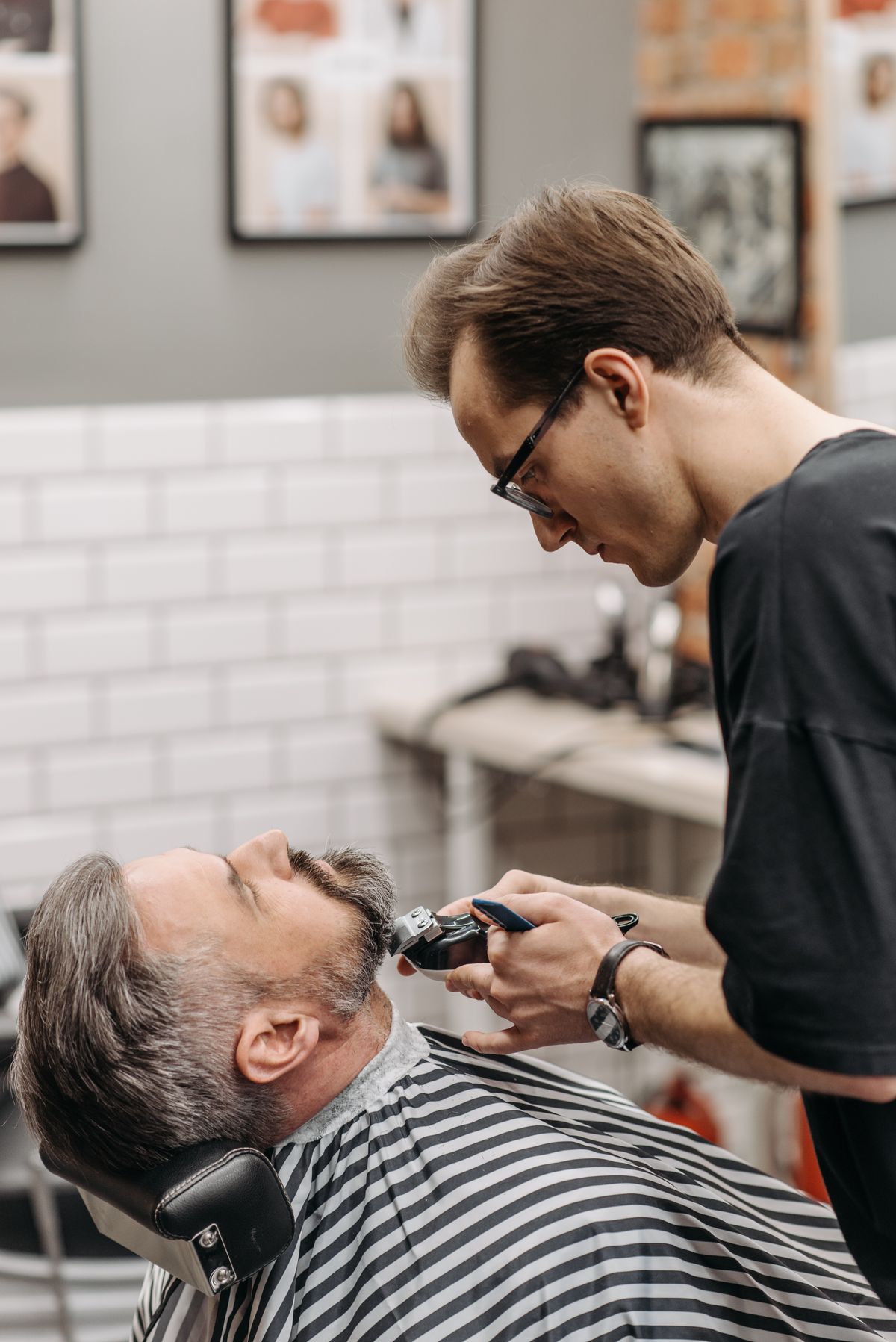 Clipper work on a fade