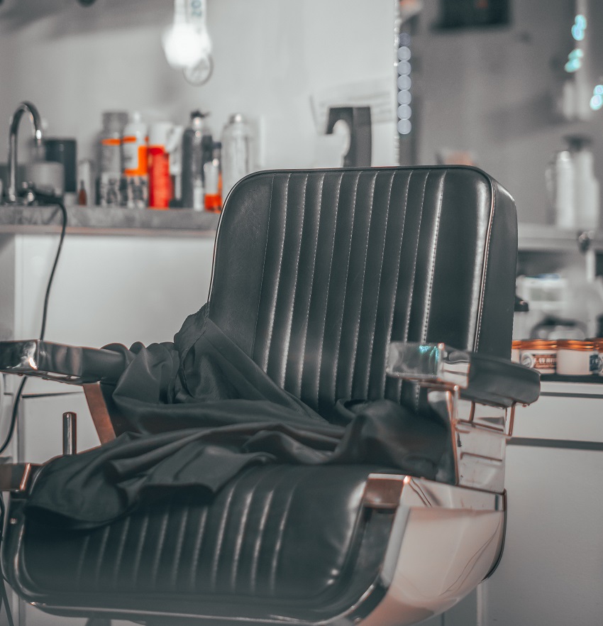 Barber chair waiting for you